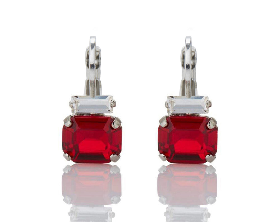 Rosetta Earrings Ruby