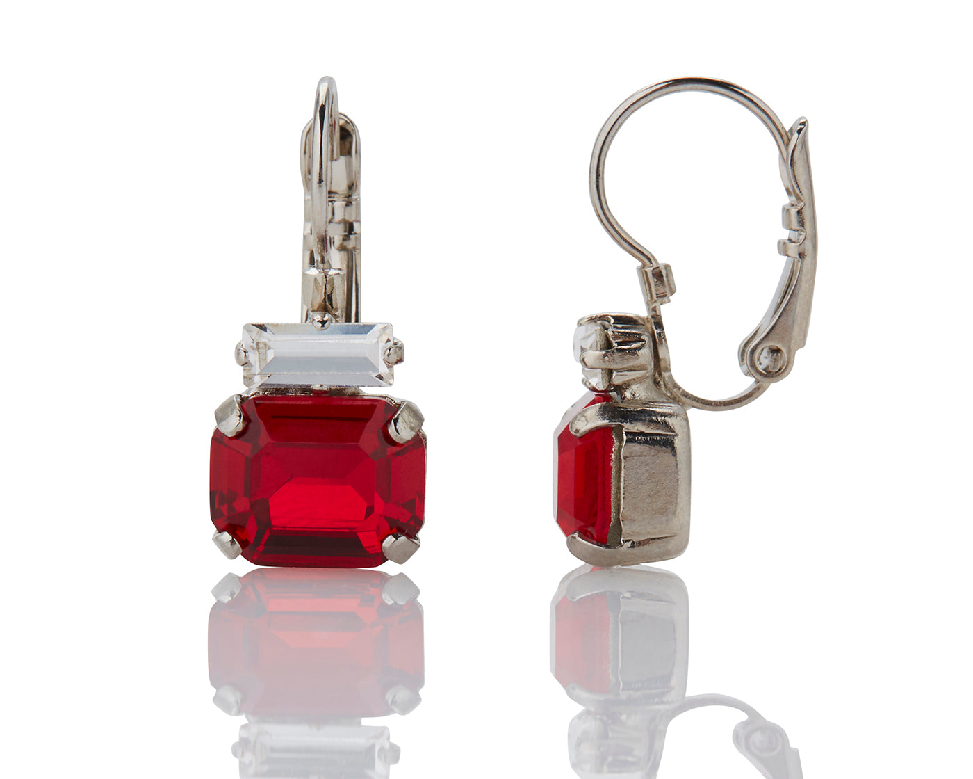 Rosetta Earrings Ruby