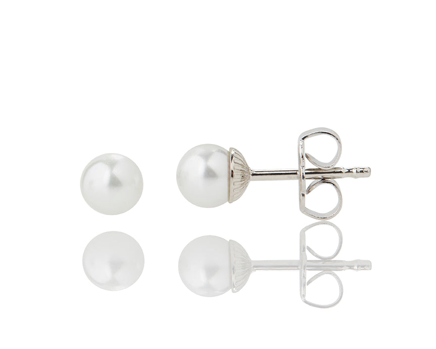 Ivory Mini Mallorca Pearl Stud