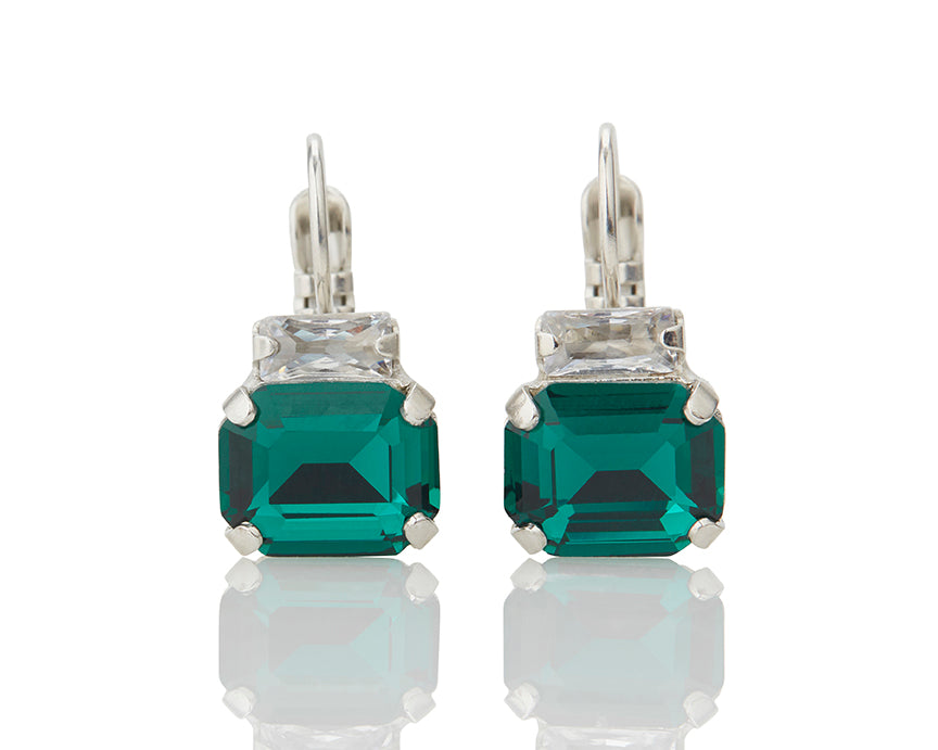 Rosetta Earrings Emerald