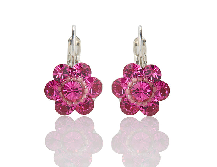 Fiori Earrings Fuchsia