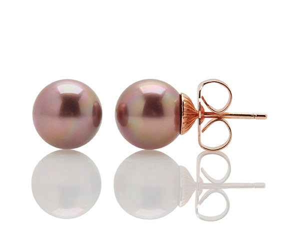 Blush Medium Mallorca Pearl Stud
