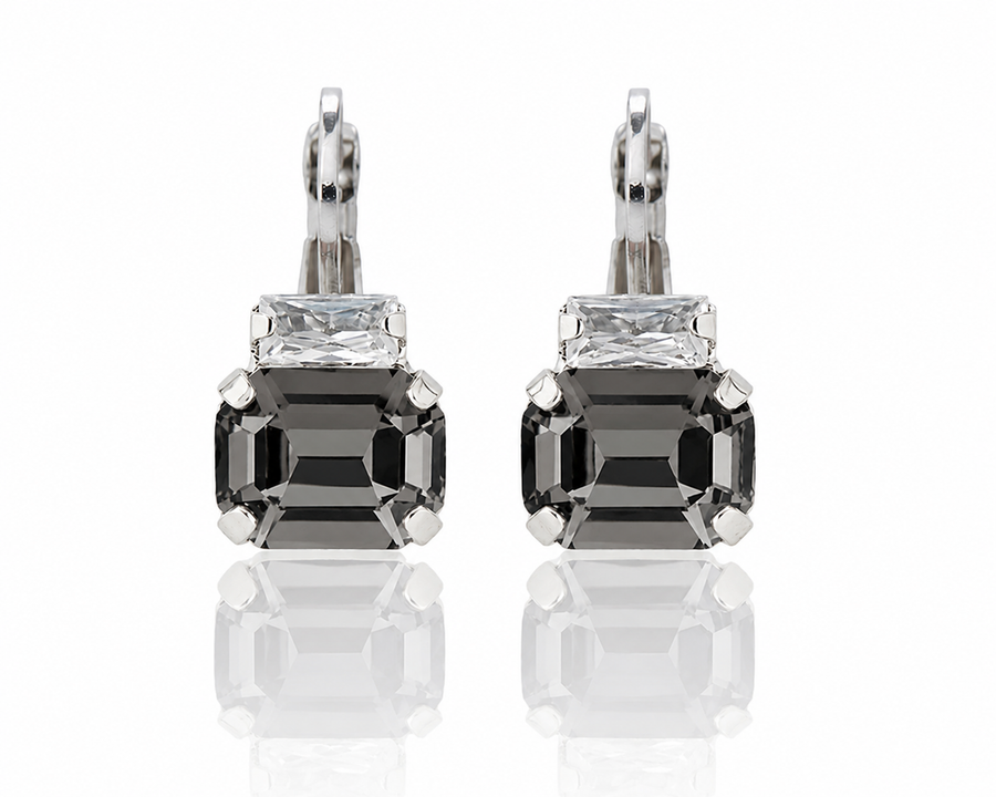 Rosetta Earrings Black Diamond