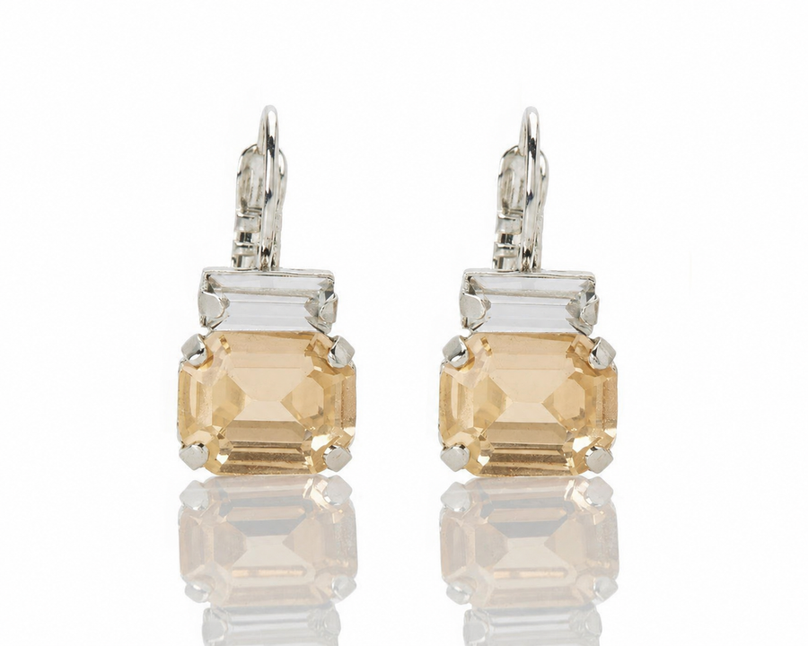 Rosetta Earrings Champagne